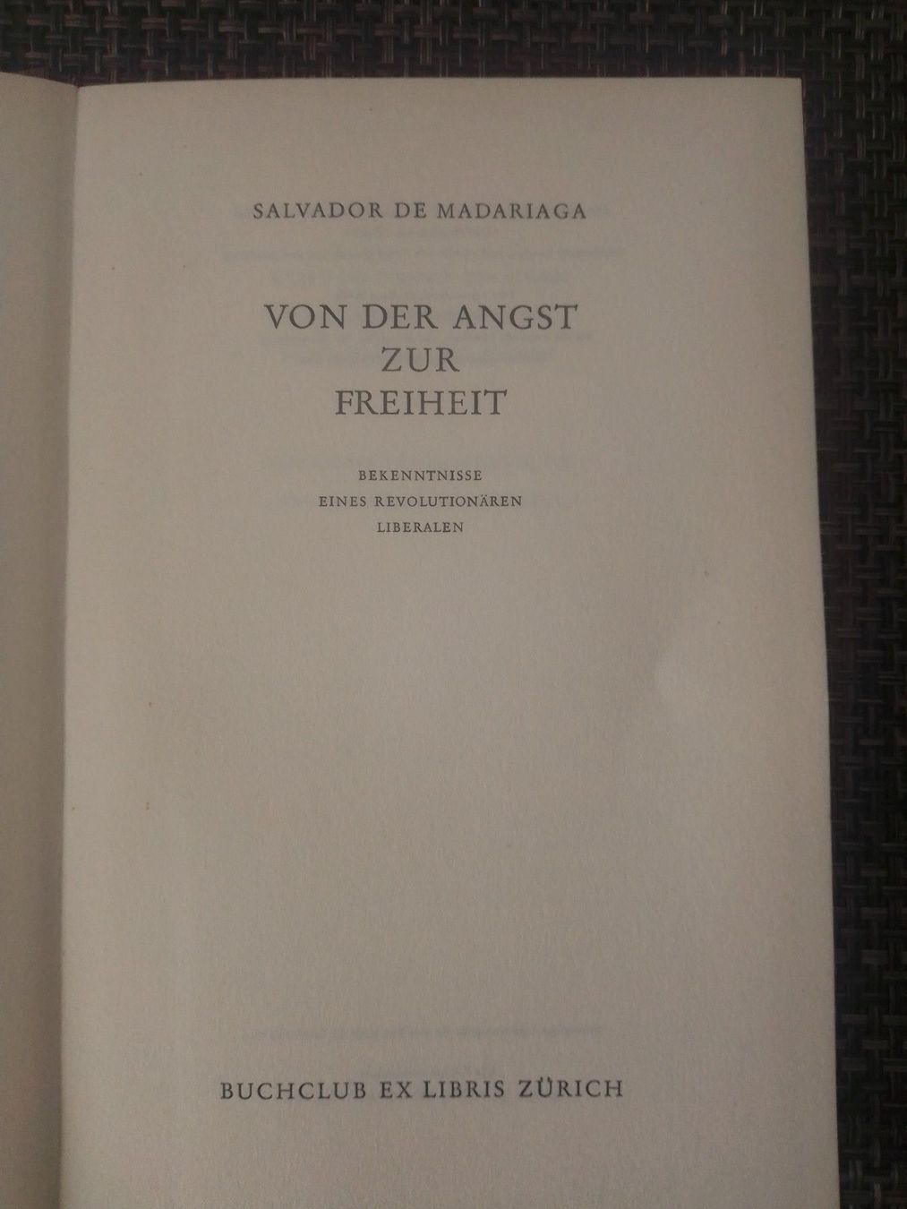 Libri: Von der Angst zur Freiheit – Usato da Bassersdorf venduto da elm_f9sw 1