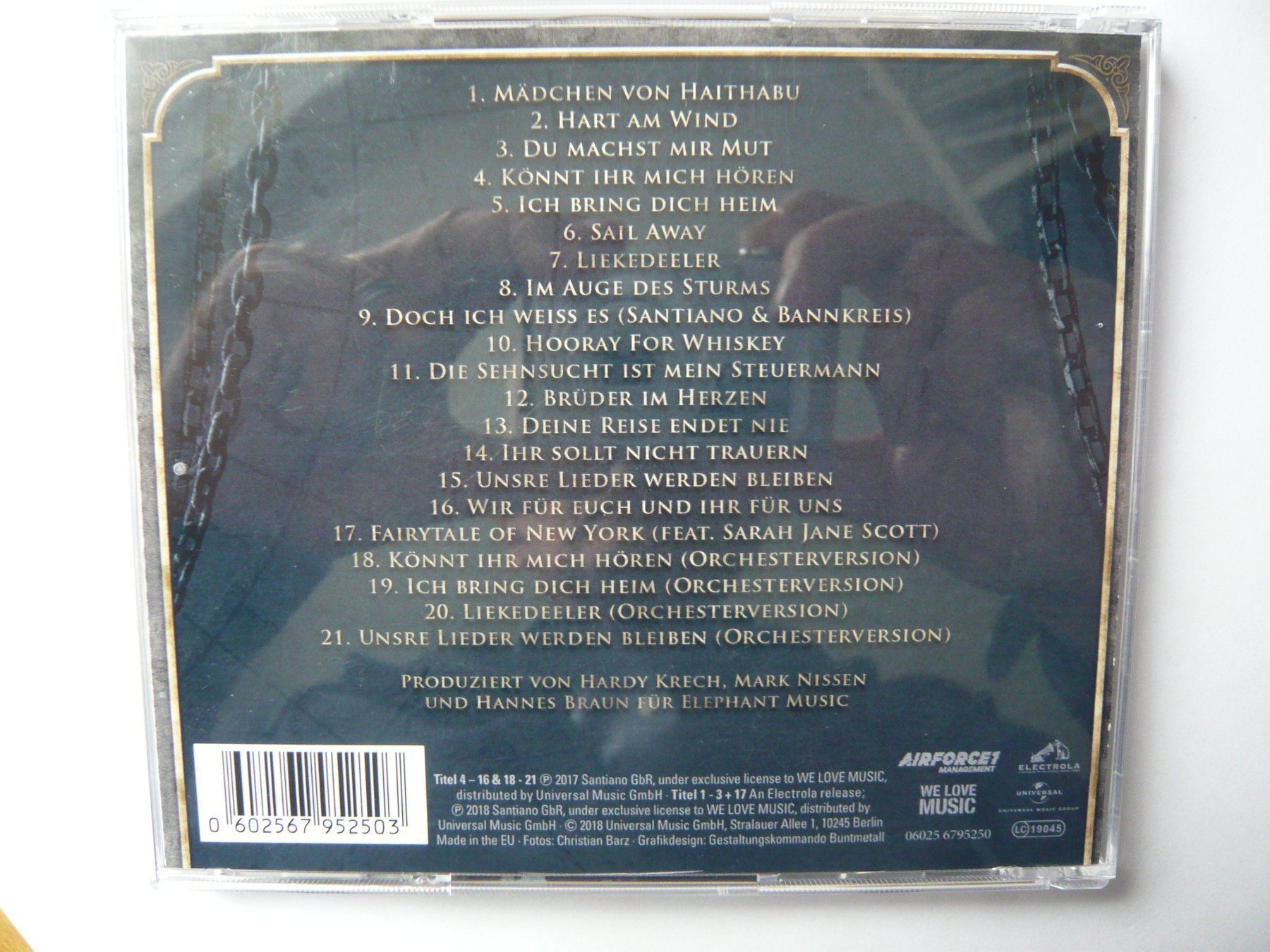 CD: SANTIANO Haithabu Im Auge des Sturms – Usato da Winterthur venduto da Cajun 1