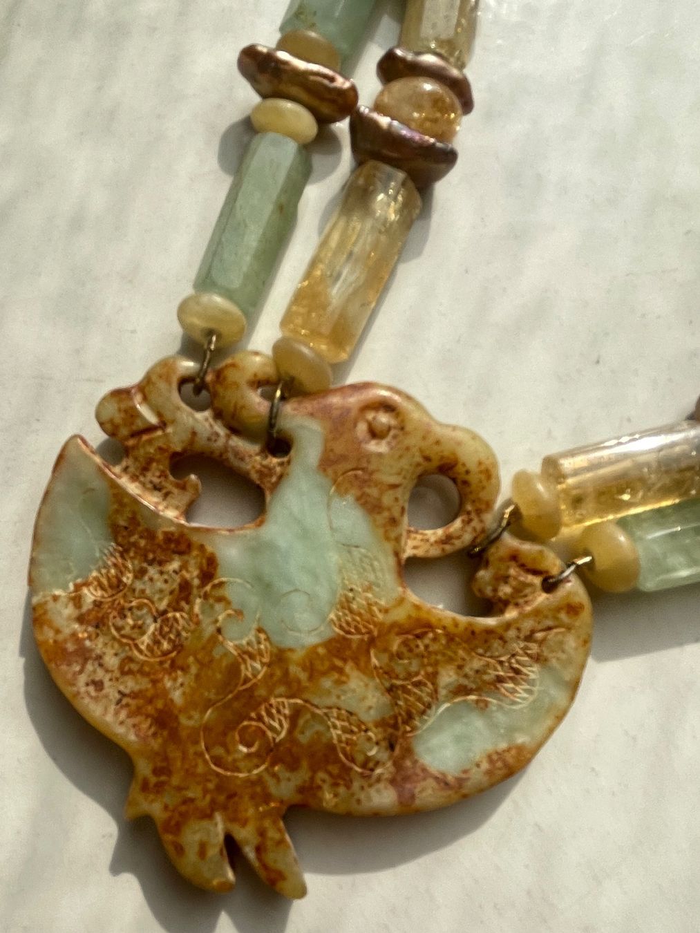 Catenine: Jade - Necklaces - Kette - Collana - Quarzo – Usato da Minusio venduto da Pink222 7