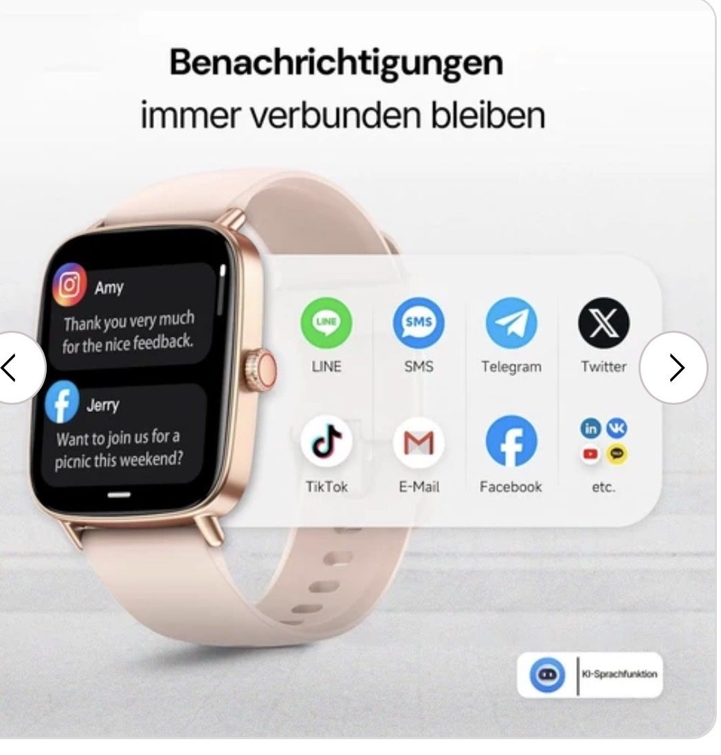 Smartwatch: Smart Watch – Neuf avec emballage d'origine à Pfyn par Nathalie71 4