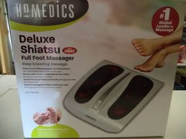 HoMEDICS Deluxe Shiatsu Fuss Massage Gerät Neuwertig