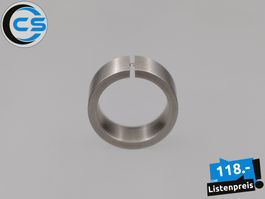 MONOMANIA Ring Symphony Comfort matt Diam. 0.02ct. 8mm Gr.51