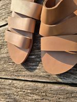 Leder: Sandalen Leder natur (41)