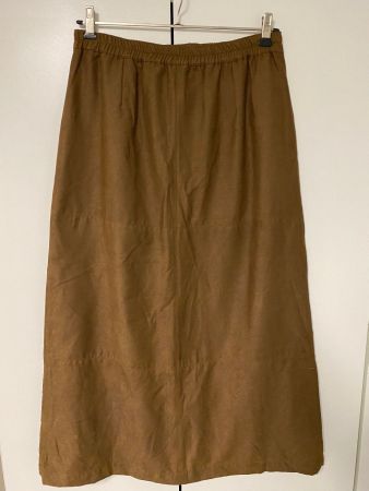 Vintage Rock Maxirock Gr. 40/42 sieht aus wie Wildleder