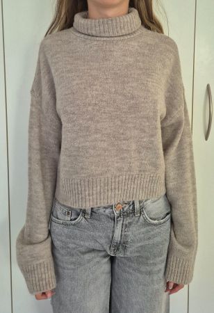 Damenstrickpullover, Gr. XS, beige