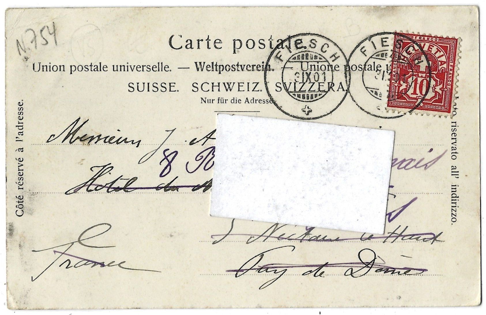 Cartes postales: F i e s c h – D'occasion à Bütschwil par Jackson1A 1