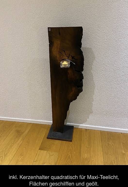 Sculptures & Statues: Statue - Kerzenständer Mooreiche -Gesicht – D'occasion à Wilen b. Wil par Cheerio7 1