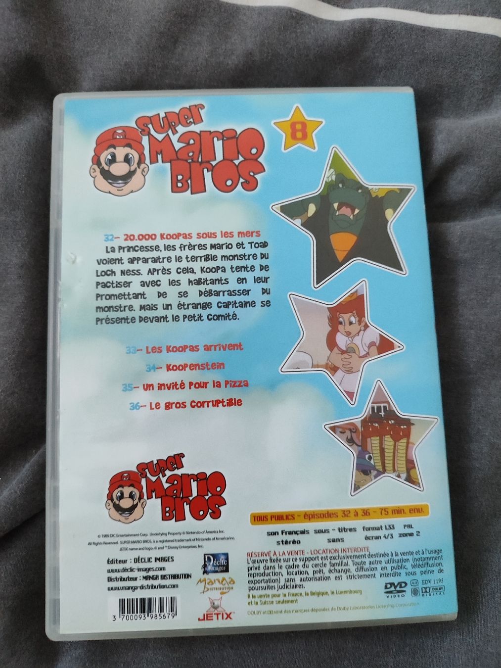 Tutti i DVDs: DVD Super Mario Bros vol. 8 – Usato da Vétroz venduto da mrcl01 2