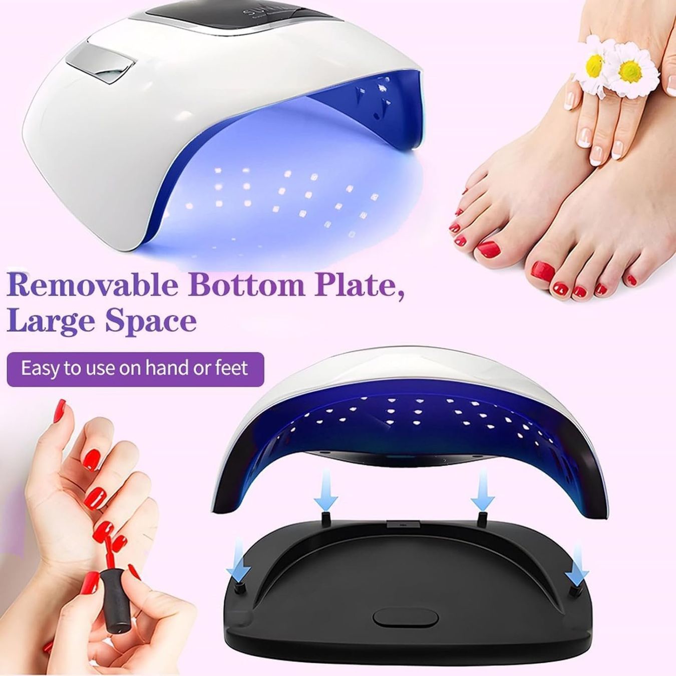 Lampade: Professionelle LED UV Nagellampe 72 LED – Nuovo e nell'imballaggio originale da Châtelaine venduto da topshop.switzerland 3