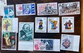 MONACO timbres neufs ** ~1985