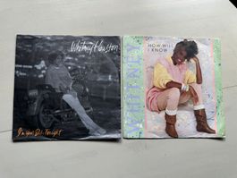 WHITNEY HOUSTON tolle Singles Kult Top 80's Funk Soul Pop