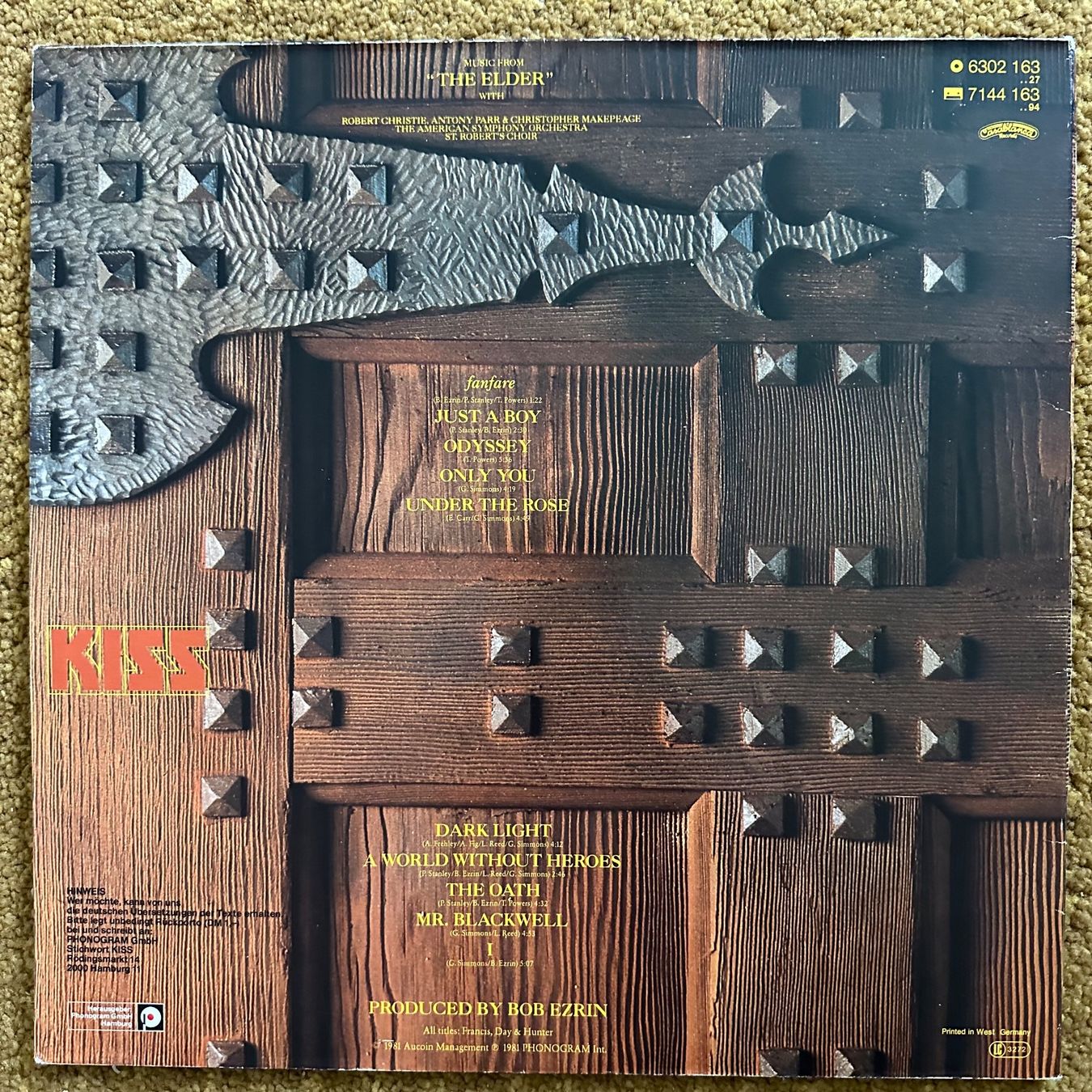 Dischi in vinile: LP - Kiss - Music From The Elder – Usato da Breganzona venduto da Onairda75 2