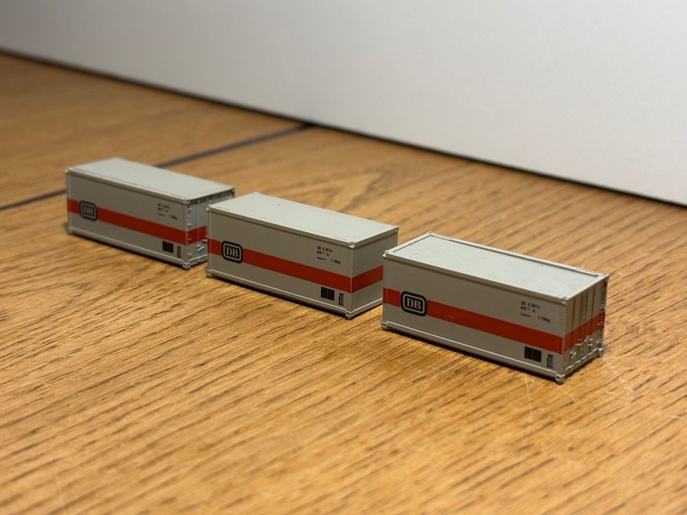 e1460: 3 Stück DB Container (Spur N) (Gebraucht) in Birsfelden für CHF ...