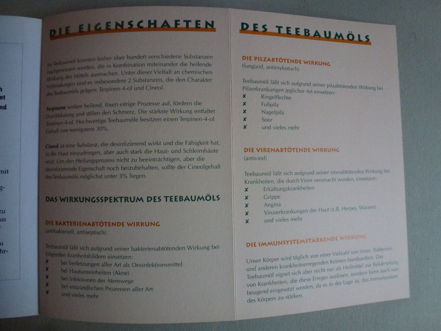 Libri: ABC des Teebaumöls - Heilanwendungen - Jörg Linditsch – Nuovo (secondo la descrizione) da Mühlrüti venduto da Dadadachs 6
