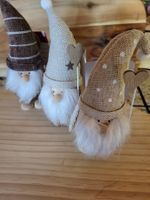 3er Set Weihnachtswichtel Deko Weihnachten Figuren Holz S...