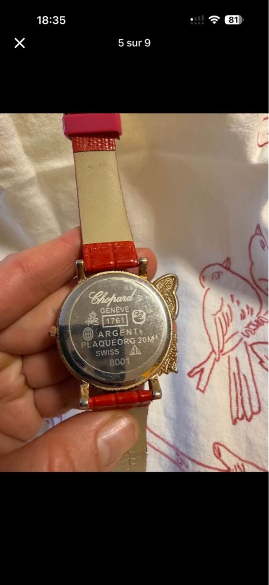 Chopard Orologi: Montre Chopard papillon argent plaqué or – Usato da Neyruz FR venduto da sve_6hhr 2