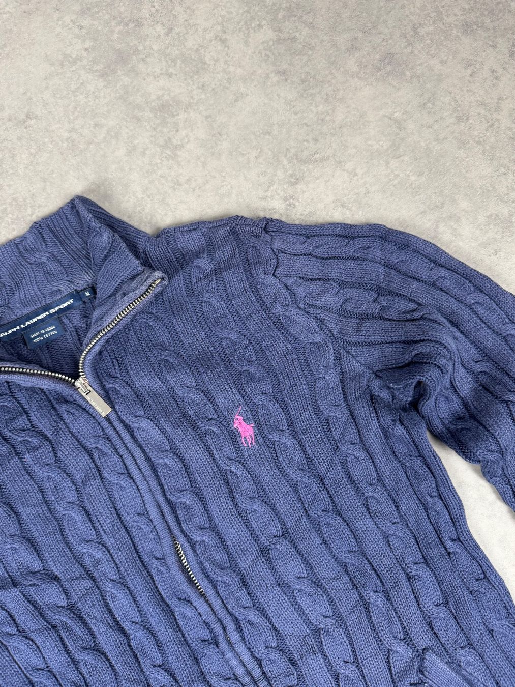 Ralph Lauren Maglioni & Felpe: Ralph Lauren Cable Knit Zipper Pullover - Grösse: S – Usato da Fraubrunnen venduto da simon_28839 1