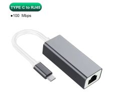 RJ45 Ethernet Adapter Netzwerk USB Typ-C zu LAN 100Mbps