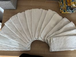 15 Baumwoll-Frotee Einlagen + 5 Booster Einlagen