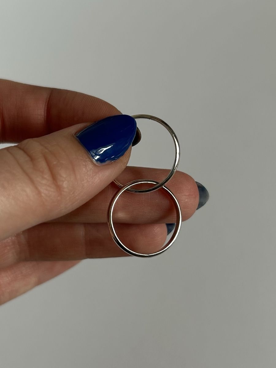 Bagues: Schöner Doppel Ring aus Sterling Silber – D'occasion à Bern par Ilikebluegems 2
