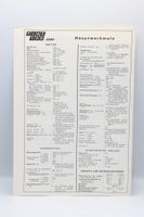 Fiat 130 3200 Kurzanleitung / Datenblatt 1971