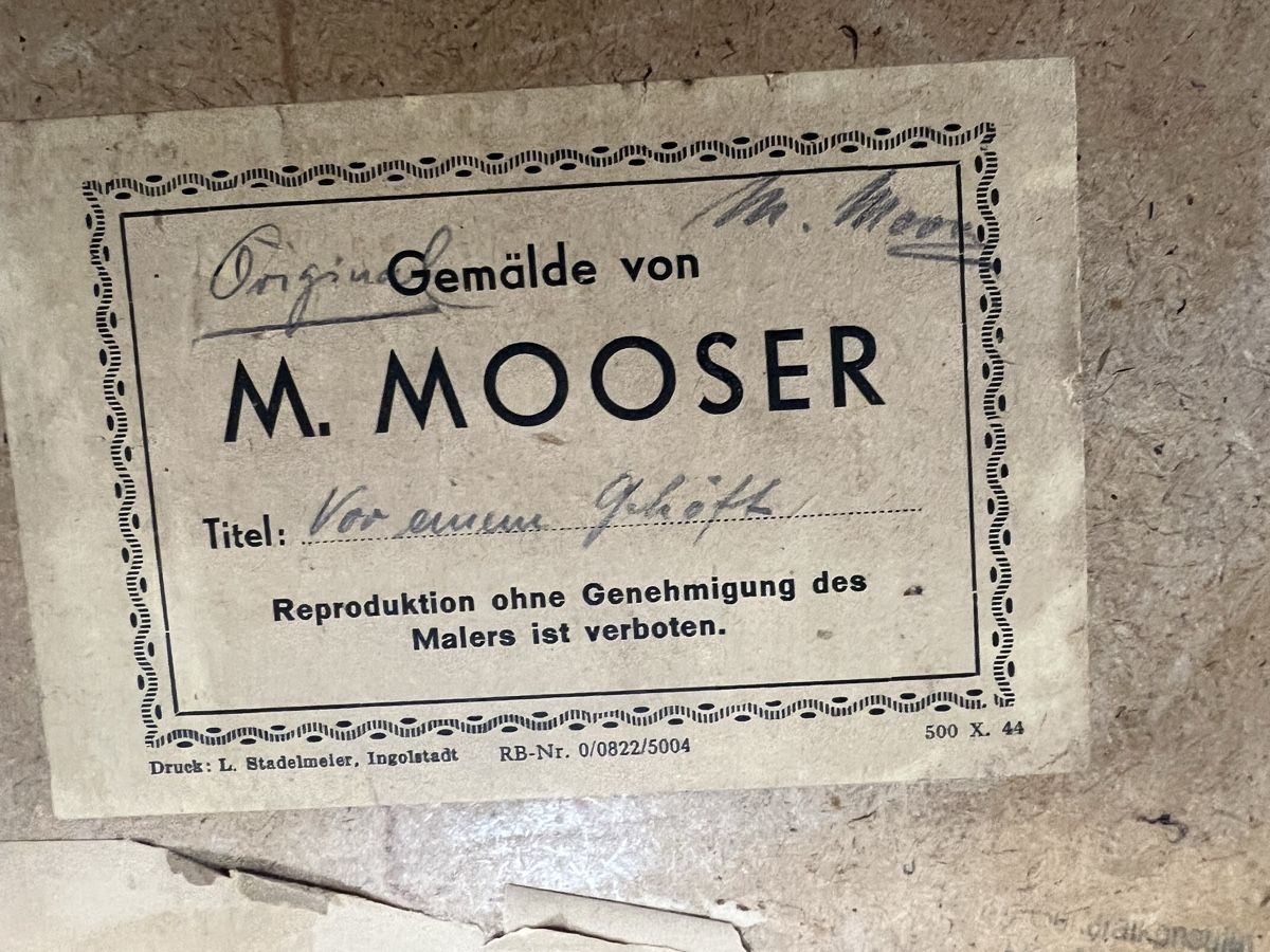 Tableaux: Landschaft mit Bauer Gemälde sign Marti Mooser – D'occasion à Hombrechtikon par vespa1954 8