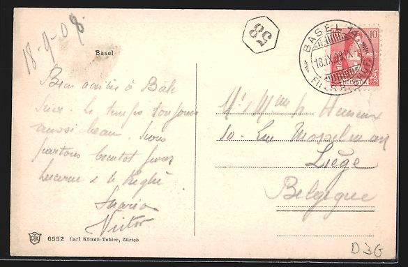 Cartes postales: Basel, Brücke mit Ortspanorama aus der  – D'occasion à Berlin par bartko-reher 1