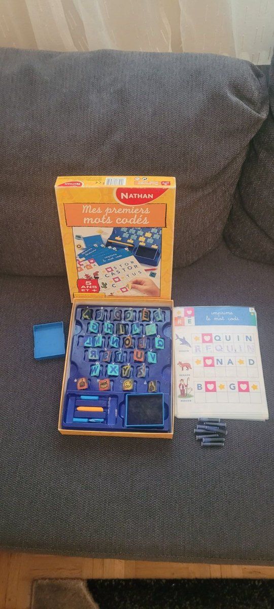 Spiele: 2 Jeu éducatif Nathan Premiers Mots Croisés et mots codés – Neu (gemäss Beschreibung) aus Vevey von obi_n8zc 9
