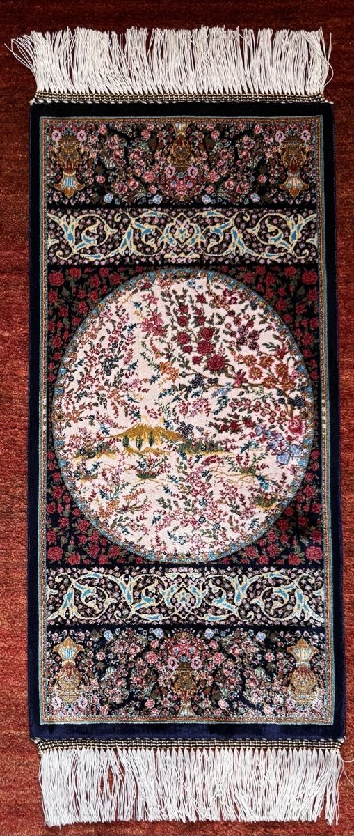 Tappeti: Wunderschöner kleiner Teppich Seide 60x30.cm-N.2 – Nuovo (secondo la descrizione) da Büron venduto da Filadefia-888
