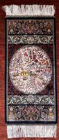Wunderschöner kleiner Teppich Seide 60x30.cm-N.2