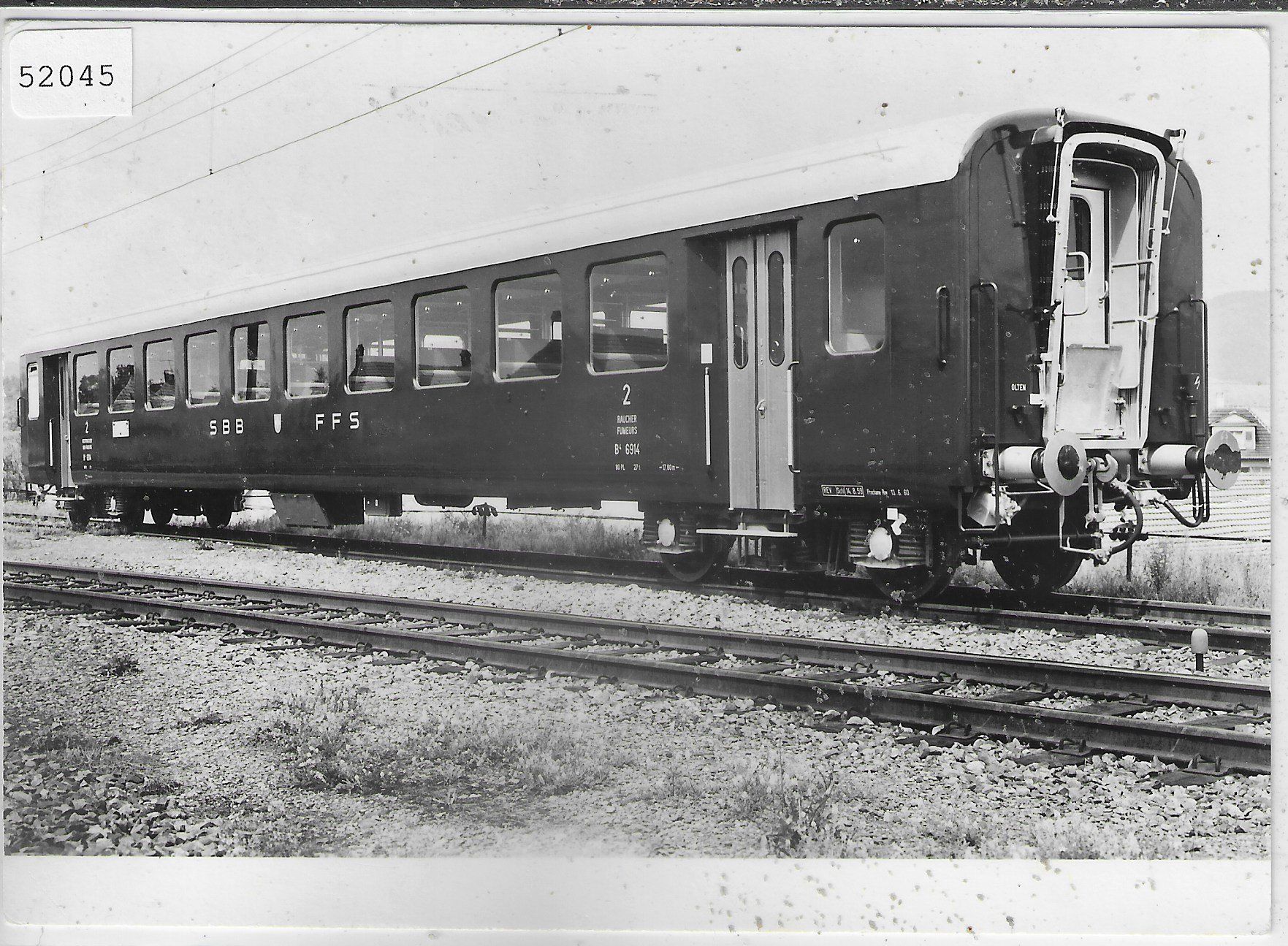 Cartes postales: SBB/CFF - Einheitswagen B Typ I – D'occasion à Ettingen par Kartenplanet