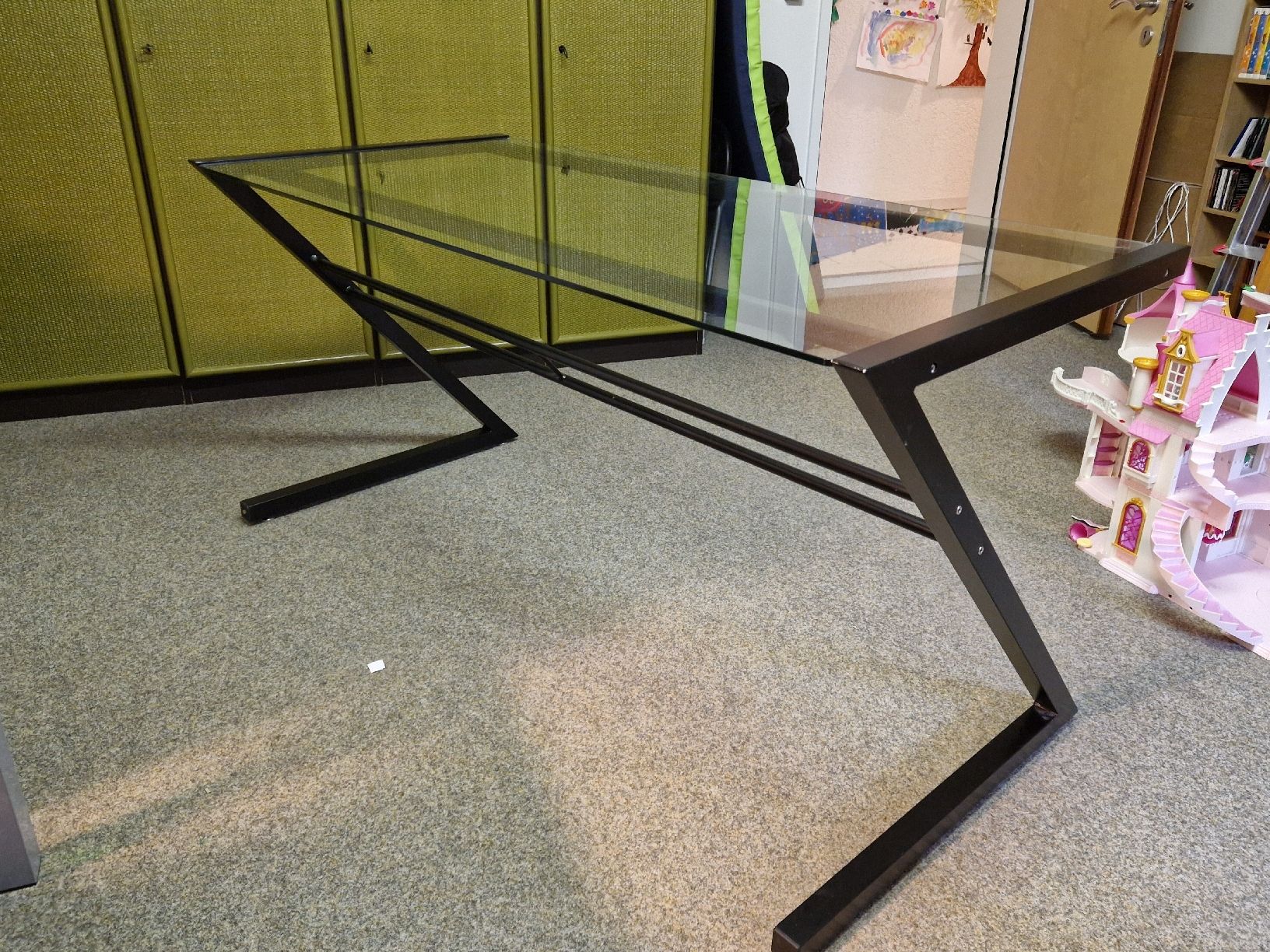 Tavoli: Bürotisch Glas/Leichtmetall – Usato da Reigoldswil venduto da Marco_302 1