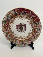 2 Porzellan Teller Napoleon signiert 26cm Frankreich