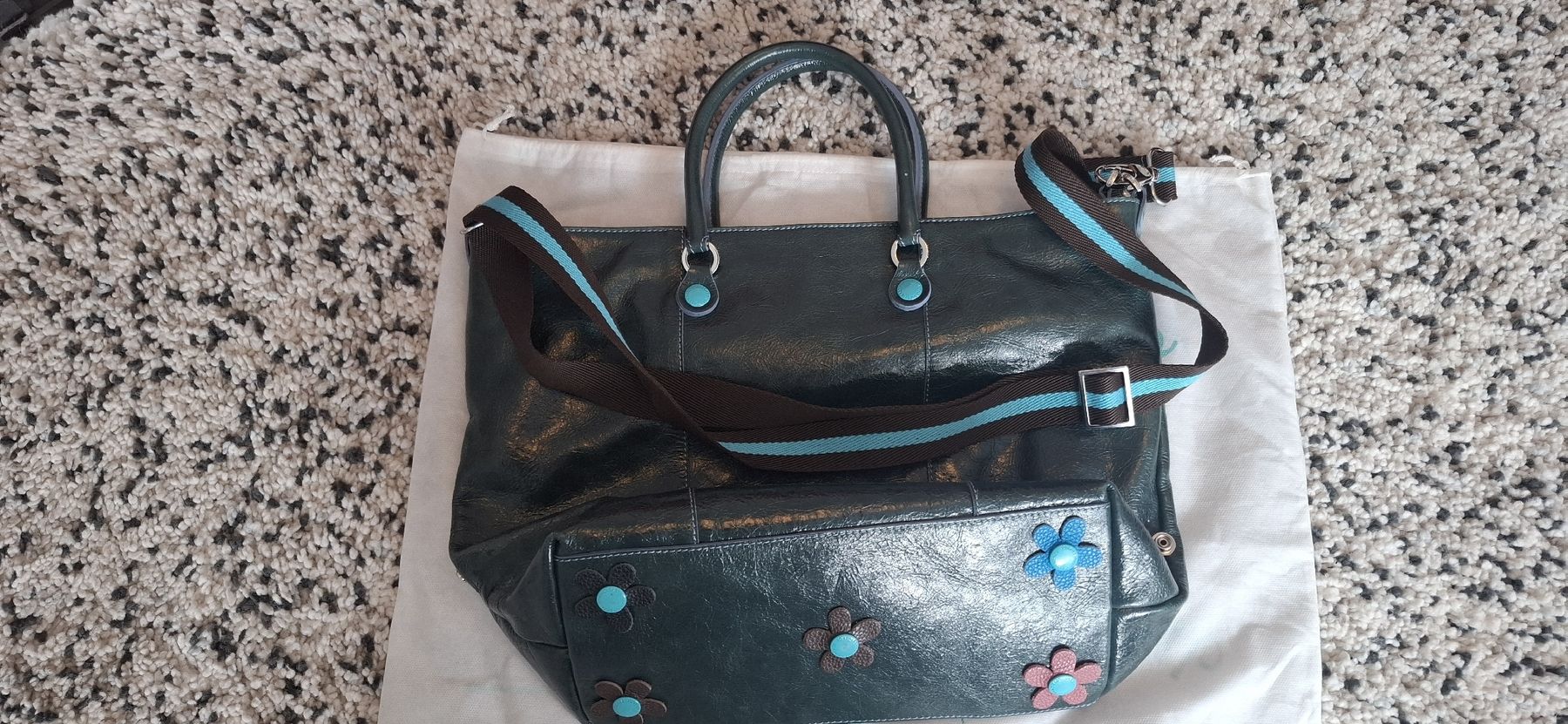 Gabs Borse da donna: Gabs Shopper grün/blau/braun – Usato da Ried-Brig venduto da Allerlei-2026 1