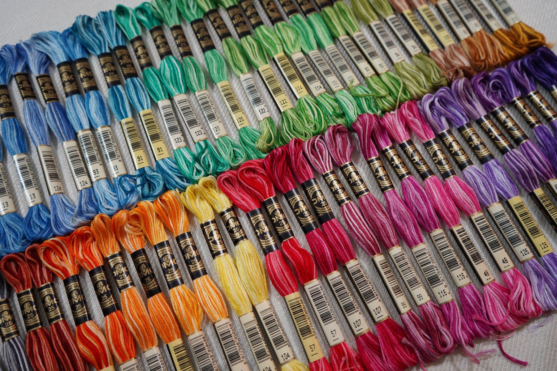 Kordeln & Faden: 60 DMC Mouliné Spécial Multicolor Art 117 - LOSB8 – Neu und originalverpackt aus Mels von DACRI 7