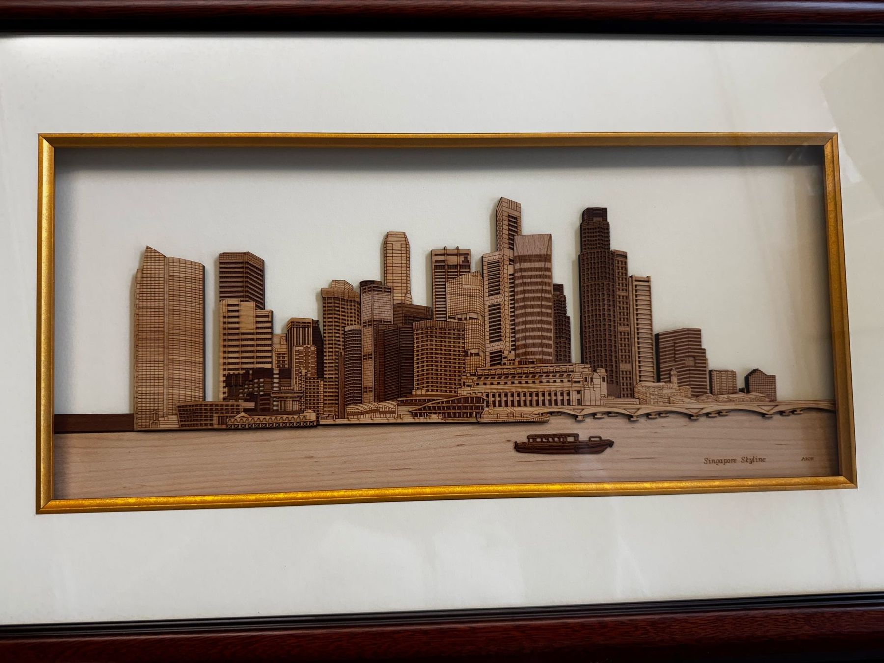 Foto & Immagini: Arch Bild Singapore Skyline – Usato da Egg b. Zürich venduto da Brocki_Insel_Egg 1