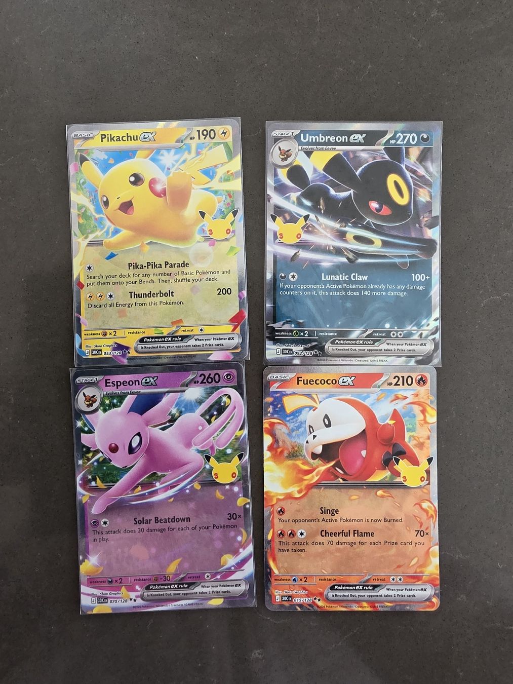 Pokémon Sammelbilder & Trading cards: Pokémon 30th Anniversary  – Gebraucht aus Massagno von Arj87