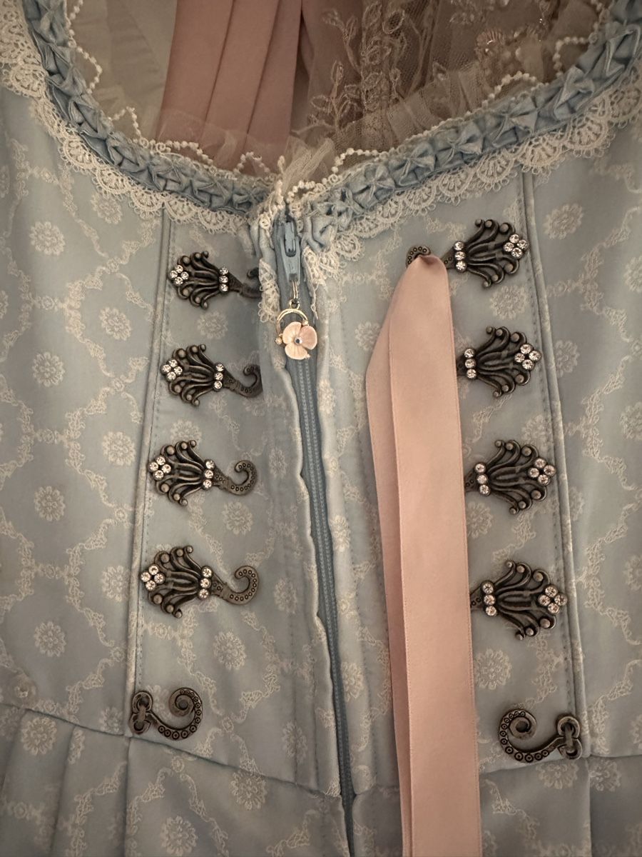 Krüger Vestiti: Krüger Dirndl - Hellblau/Rosa – Usato da Roggwil BE venduto da ls2_f66j 1
