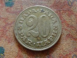 YOUGOSLAVIE  20  Para  1975