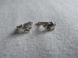 Y2k Stern Ohrringe 925 Sterling Silber 
