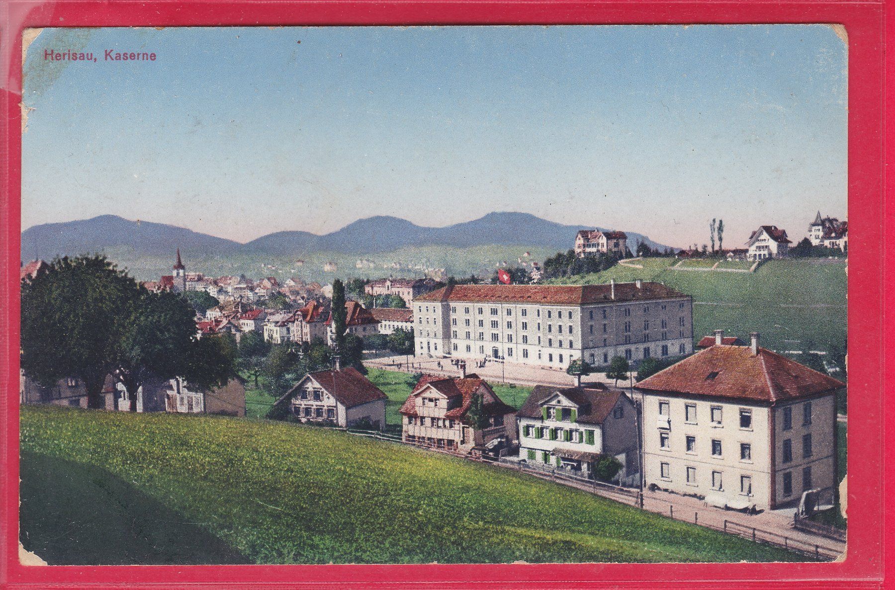 Cartoline postali: HERISAU, KASERNE – Usato da Oberrieden venduto da Gebirgsstelze