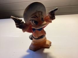 Vintage Sammelfigur "DONALD DUCK COWBOY“ 50er Jahre Disney