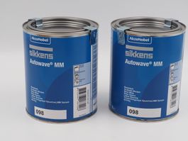2x SIKKENS Basislack MM, 098 Weiss, 1L (26092947)