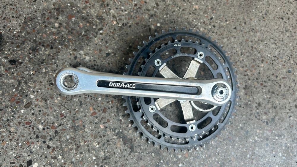 Shimano Dura-Ace Crankset 52 / 42 teeth, 170 mm, with BB. (Gebraucht ...