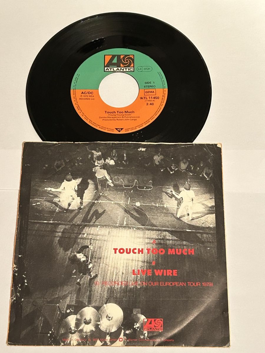 Dischi in vinile: AC/DC. 1980. Touch Too Much / Live Wire – Usato da Faulensee venduto da Mizuno06 1