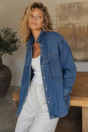 Stylische & praktische Jeansjacke Gr.S-M  NEU