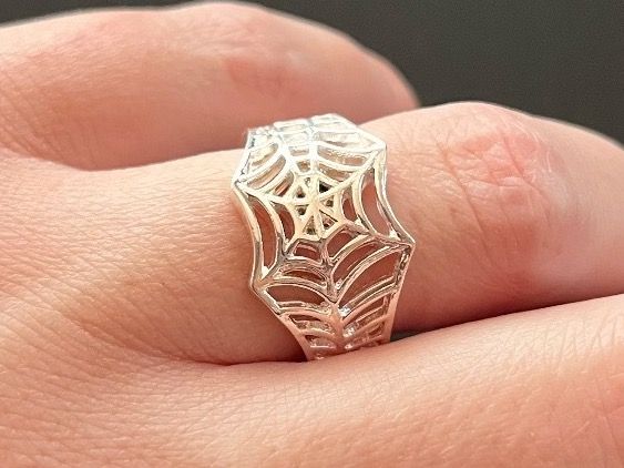 Anelli: Ring Spinnennetz (One Size) / Nr. 47 – Nuovo (secondo la descrizione) da Gams venduto da Mariawicca 2