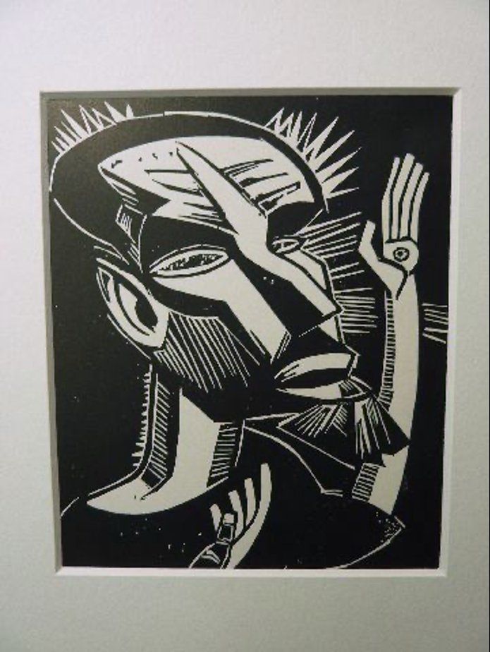 Xilografie: Karl Schmidt-Rottluff 2 Holzschnitte – Usato da Nennigkofen venduto da juhit 1