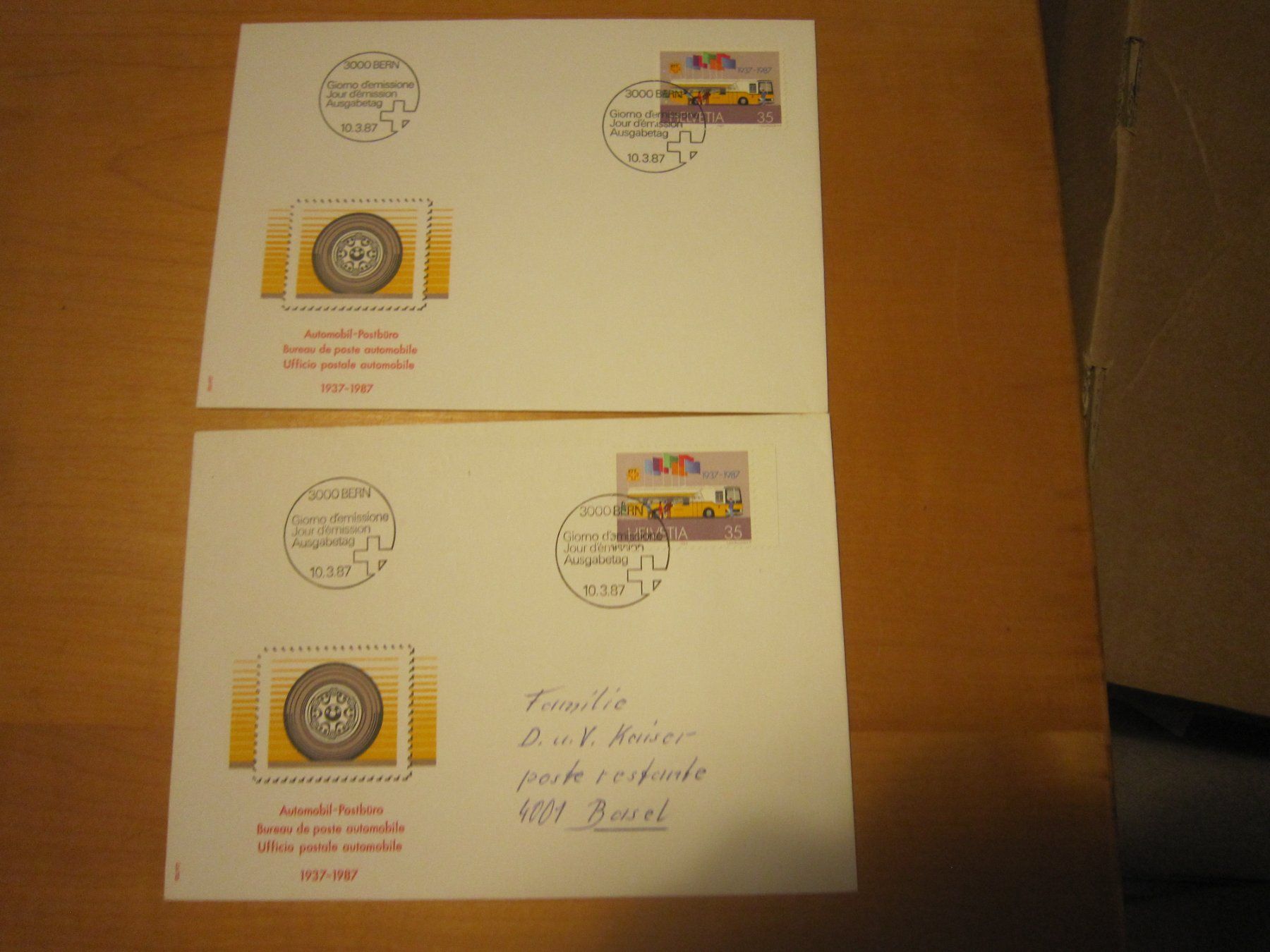 Tous les timbres: CH 1987 FDC Variationen – D'occasion à Gordola par Polentaefung 6