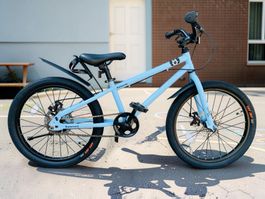 20 Zoll Kinderfahrrad Singlespeed türkis/schwarz NEU